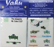 Yahu YMA7262 A6M2 Nakajima Green (Tamyia / Airfix / Hasegawa / FM) 1:72