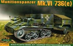 ACE 72520 Ammo carrier on Mk.VI 736(e) chassie (1:72)