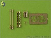 Master AM-32-026 German aircraft machine gun MG 81and MG 81Z - turned barrels and etched sights (2pcs) (1:32)