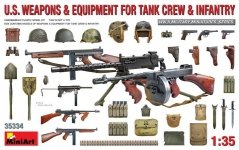 MiniArt 35334 U.S. Weapons & Equipment for Tank Crew & Infantry 1/35