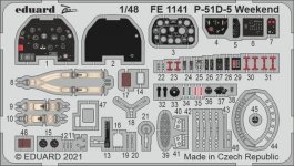 Eduard FE1141 P-51D-5 Weekend for Eduard 1/48