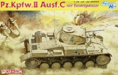 Dragon 6432 Pz.Kpfw.II Ausf.C mit Zusatzpanzer (1:35)