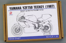 Hobby Design HD02-0427 Photoetch Detail-Up Set for Yamaha YZF750 TECH21 (1987) Fujimi 1/12