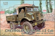 IBG 72014 Chevrolet C15A No.13 Cab General Service 1/72