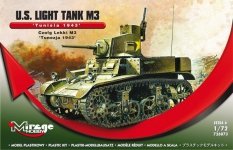 Mirage Hobby 726073 Light Tank M3 (1:72)