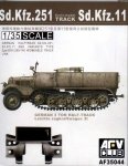 AFV Club 35044 WORKABLE Track Link for Sd.Kfz.251 Sd.Kfz.11 Early Model 1/35