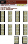 RT-Diorama 35859 Printed Accessories: Lead-glass windows 1/35