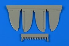 Aires 4711 Macchi C.202 (late) control surfaces 1/48 HASEGAWA / EDUARD