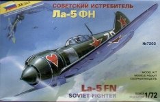 Zvezda 7203 Lavochkin La-5FN Soviet fighter (1:72)