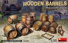 MiniArt 35630 Wooden Barrels. Medium Size 1/35