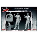 Thunder Model F35009 US Crew M1A1 Wrecker with Optional French Heads 1/35
