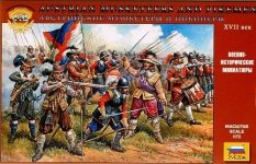Zvezda 8061 Austrian Musketeers and Pikemen 1/72