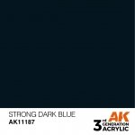 AK Interactive AK11187 STRONG DARK BLUE – STANDARD 17ml