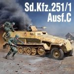 Academy 13540 German Sd.kfz. 251/1 Ausf. C - standart edition 1/35