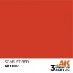 AK Interactive AK11087 SCARLET RED – STANDARD 17ml
