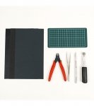 ARTESANIA LATINA 27003-1 Zestaw narzędzi nr 4 - mikronitownica, frez, pęseta, mata do cięcia, papier ścierny