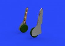 Eduard 648476 Fw 190A-8 undercarriage legs BRONZE EDUARD 1/48 