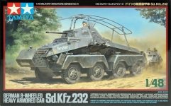 Tamiya 32574 German Sd.Kfz. 232 Heavy 8-wheeled armored car (1:48)