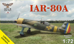 Sova 72013 IAR IAR-80A limited edition - 2 marking variants 1/72