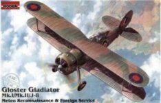Roden 438 Gloster Gladiator Mk.I/Mk.II/J.8