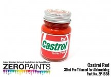 Zero Paints ZP-1638 Castrol Red Paint 30ml