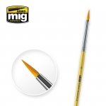 AMMO of Mig Jimenez 8616 6 SYNTETIC ROUND BRUSH