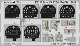 Eduard FE1234 P-40N ACADEMY 1/48