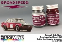 Zero Paints ZP-1451 Broadspeed Ford Escort Mk1 Paint Set 2x30ml