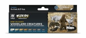 Vallejo 80254 Wizkids Woodland creatures Set 8x8ml