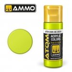 AMMO of Mig Jimenez 20089 ATOM COLOR Lime Green 20ml