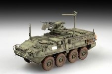 Trumpeter 07424 M1131 Stryker Fire Support Vehicle 1/72