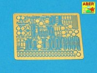 Aber 35A121 Soft cars, trucks wipers & mirrors WWII period (1:35)