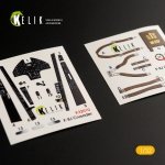 KELIK K32010 F-8J CRUSADER- INTERIOR 3D DECAL FOR TRUMPETER KIT 1/32