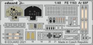Eduard FE1163 Ar 68F RODEN 1/48