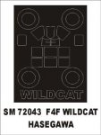 Montex SM72043 F4F Wildcat HASEGAWA
