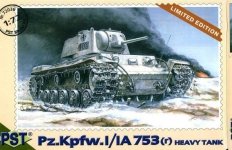 PST 72036 Pz.Kpfw. 753(r) heavy tank 1/72