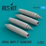 RESKIT RS72-0107 ROYAL NAVY 2 LAUNCHERS (4 PCS) 1/72
