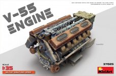 MiniArt 37025 V-55 ENGINE 1/35