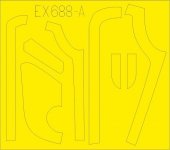 Eduard EX688 B-17G antiglare panels  (VE production) 1/48 HKM