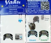 Yahu YMA4838 Yak-3 early	(Eduard / Zvezda) 1:48