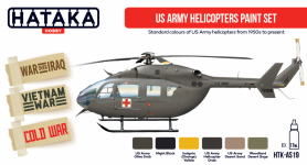 Hataka HTK-AS19 US Army Helicopters Paint Set (6x17ml)