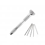 Modelcraft PPV2237-D Pin Vice Double Ended Swivel Top & 5 Drill Bits (0 - 2.9mm)