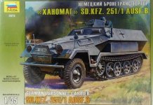 Zvezda 3572 Hanomag SdKfz-251/1Ausf.B (1:35)