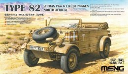 Meng Model VS-015 Type 82 German Pkw.K1 Kubelwagen (North Africa) 1/35