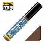 AMMO of Mig Jimenez 1250 Streaking Brusher Medium Brown