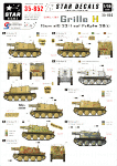 Star Decals 35-852 Grille Ausf H Sdkfz 138/1 1/35