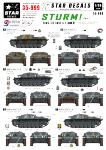 Star Decals 35-999 STURM 1. StuG III Ausf A, C and D 1/35