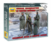 Zvezda 6232 German headquarters in winter uniform (1:72)