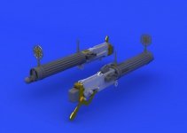 Eduard 632067 Vickers Mk. I WWI gun 1/32