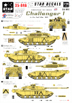 Star Decals 35-846 Challenger I in the Gulf War 1/35